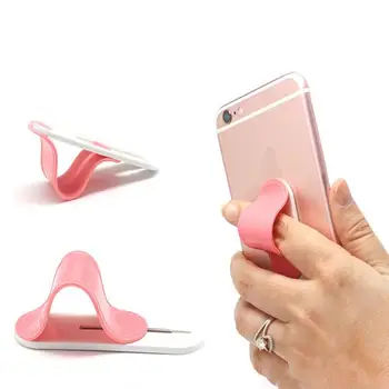 

Silicone Finger Ring Holder Hand Band Universal Phone Holder Bracelet Strap Push Pull Grip Stand Candy Color Bracket