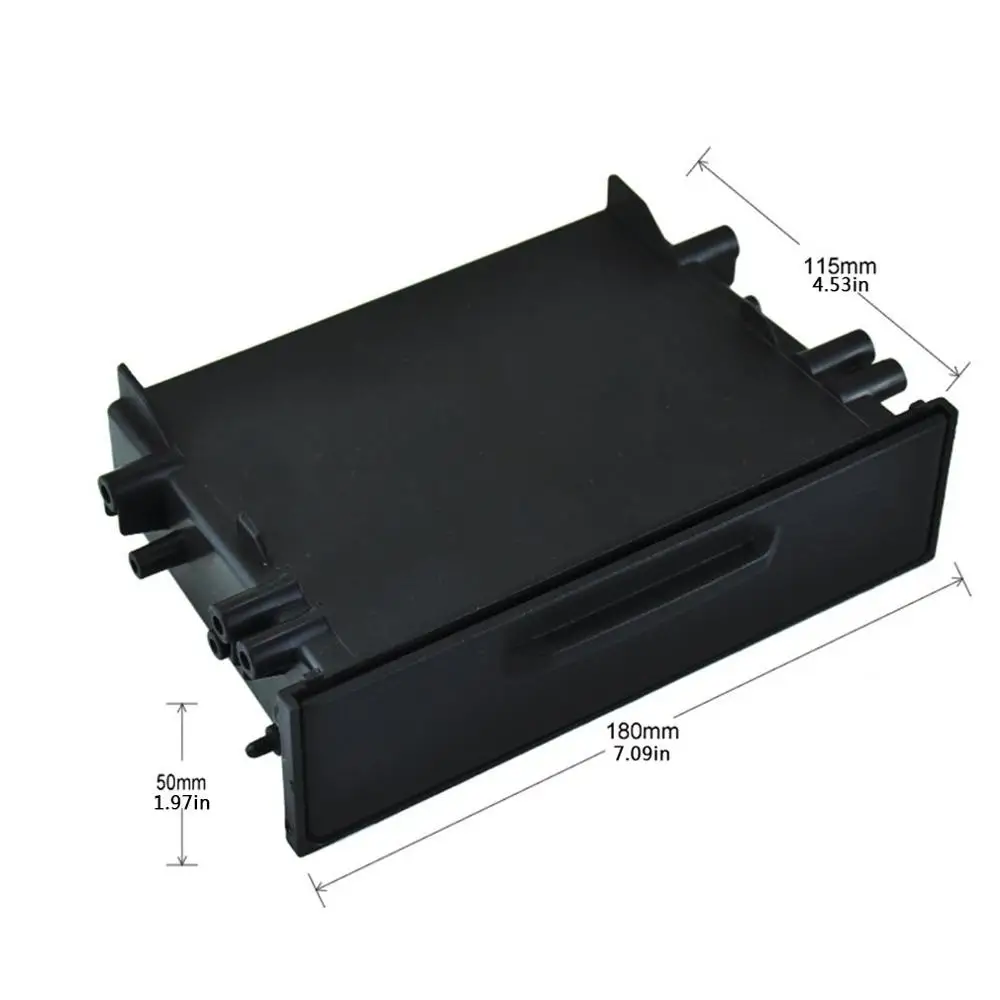 

Universal Car Auto Single Din Radio Pocket Kit Installation Set Up Dash 1 Storage Box Car For Toyota