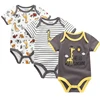 3pcs Baby Clothes Baby Rompers Cotton Infant short Sleeve Jumpsuits Boy Girl Summer Baby clothing set 2