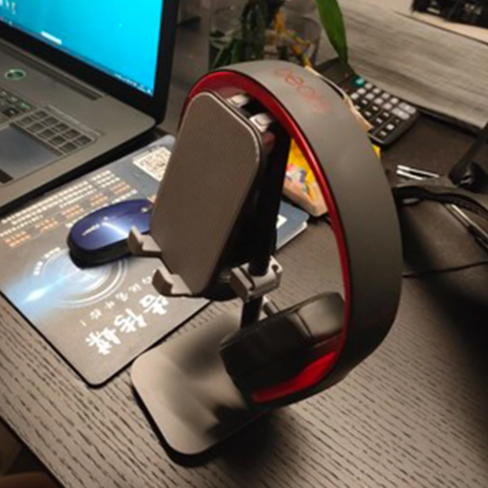 Desktop Headphone Headset Stand For Sony Headset Headphone Holder Adjustable Angle Metal Holder Rack For Switch Tablet Phone