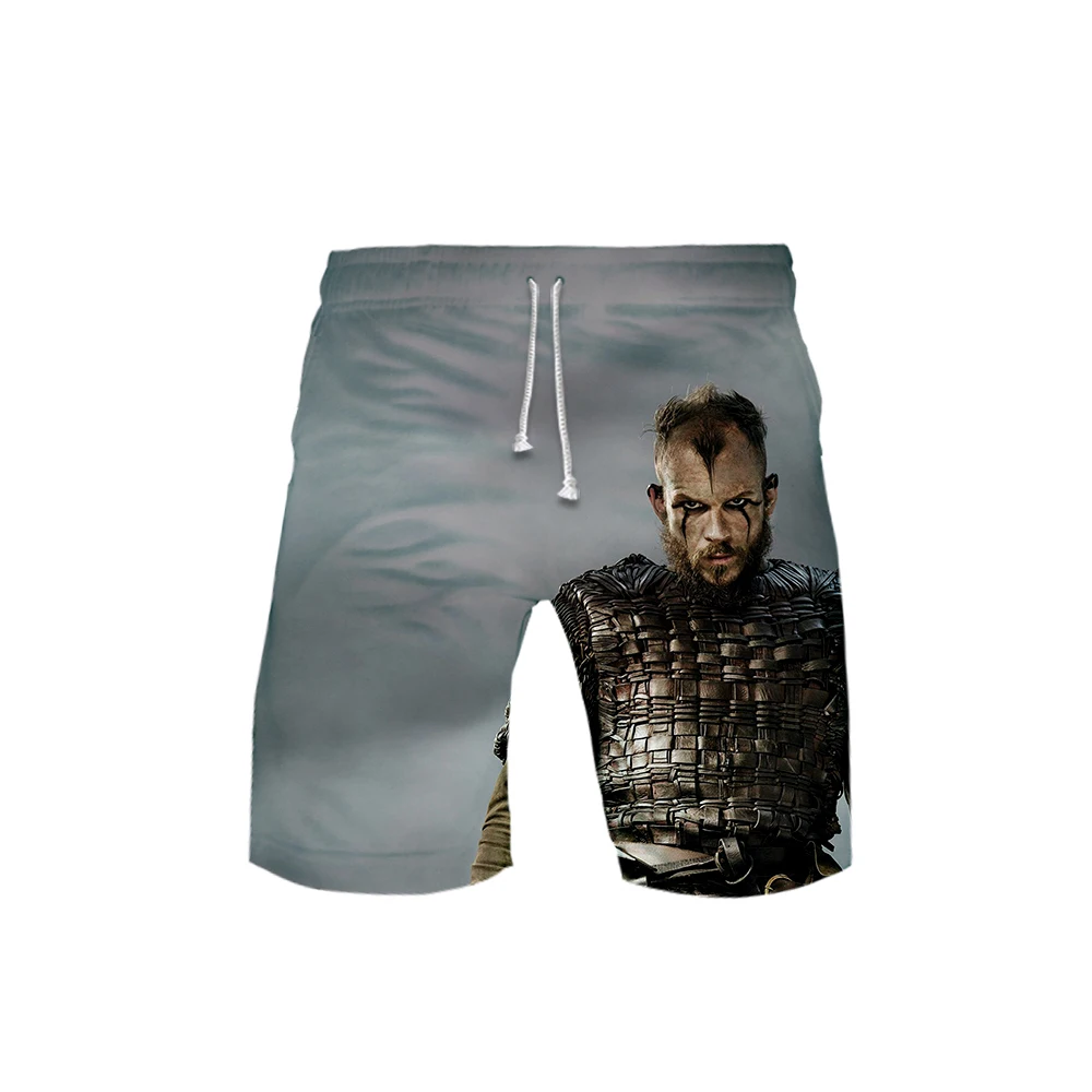 Мужские 3D шорты Viking, 3D бордшорты, летние новые быстросохнущие мужские шорты Viking в стиле хип-хоп, пляжная одежда, уличная одежда большого размера