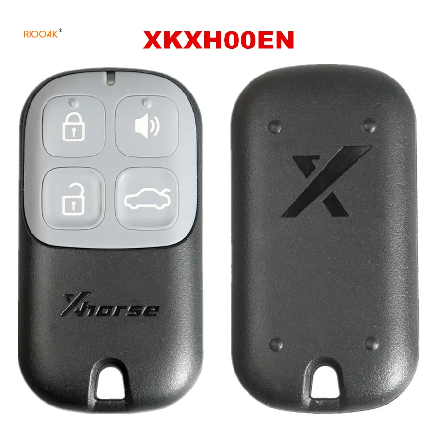 RIOOAK XHORSE XKXH00EN Wired Universal Remote Key Shell 4 Buttons for VVDI Key Tool English Version locksmith tools