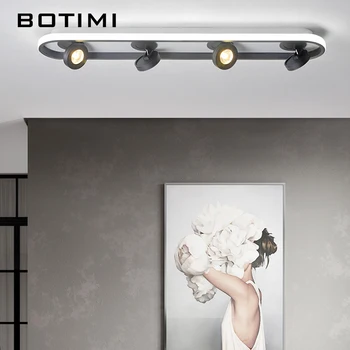 

BOTIMI Modern LED Ceiling Lights For Corridor Simple Porch Balcony Cloakroom Surface Mounted Study Room Lighting Fixtures