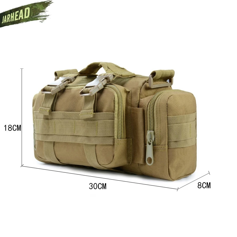 Upgrade 900D Outdoor Waist Bag Military Tactical Waterproof  Oxford Climbing Shoulder Bag Fishing Hiking Camera Pouch Hand Bag