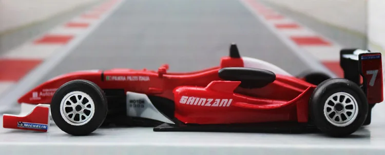 90018 инвентаризации красный 1: 43 гоночный автомобиль F3 высококачественные кошельки, имитация модели из сплава колеса могут прокатки