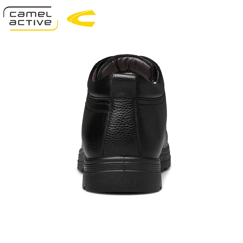Camel Active/Новинка; мужские ботинки из натуральной кожи; уличная мужская повседневная обувь; Дышащие Модные мужские Ботильоны; высокие зимние ботинки