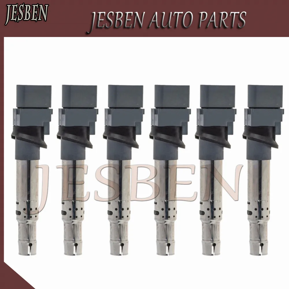 6 шт. 022905715A Катушка зажигания для AUDI A3 Sportback Q7 TT Roadster PORSCHE CAYENNE SKODA SUPERB 3 2 2003-2015 95560210103 |