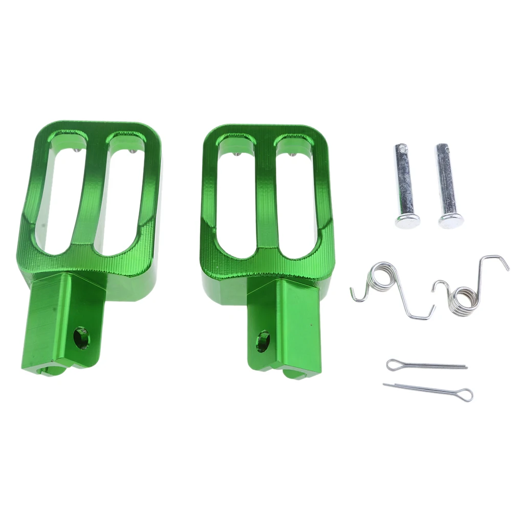 Brand New Green Motorcycle Foot Pegs Bracket Fit for Dirt Pit Bike