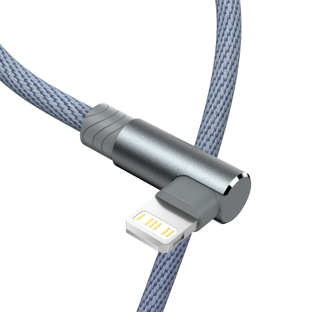 90 градусов быстрая зарядка USB кабель для iPhone 11 X XS Max xsmax 10 5 6 S 5C 5S 6S 7 8 Plus Apple iPad