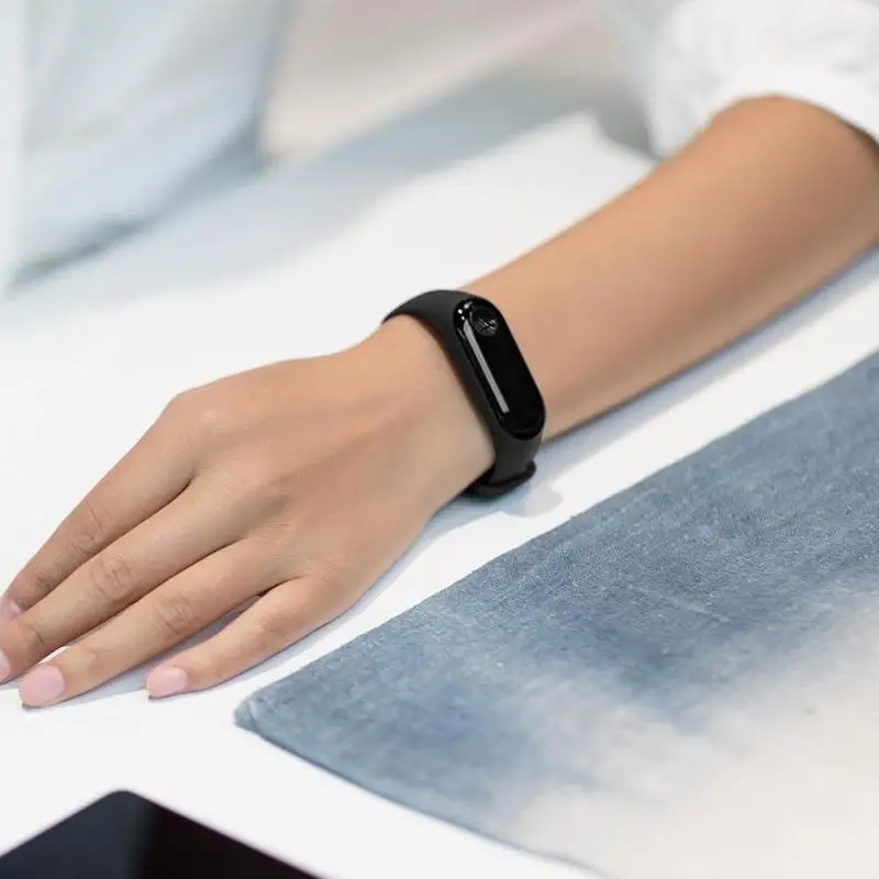 Смарт-браслет mi llet mi Band 3 OLED экран 50 м водонепроницаемый смарт-браслет