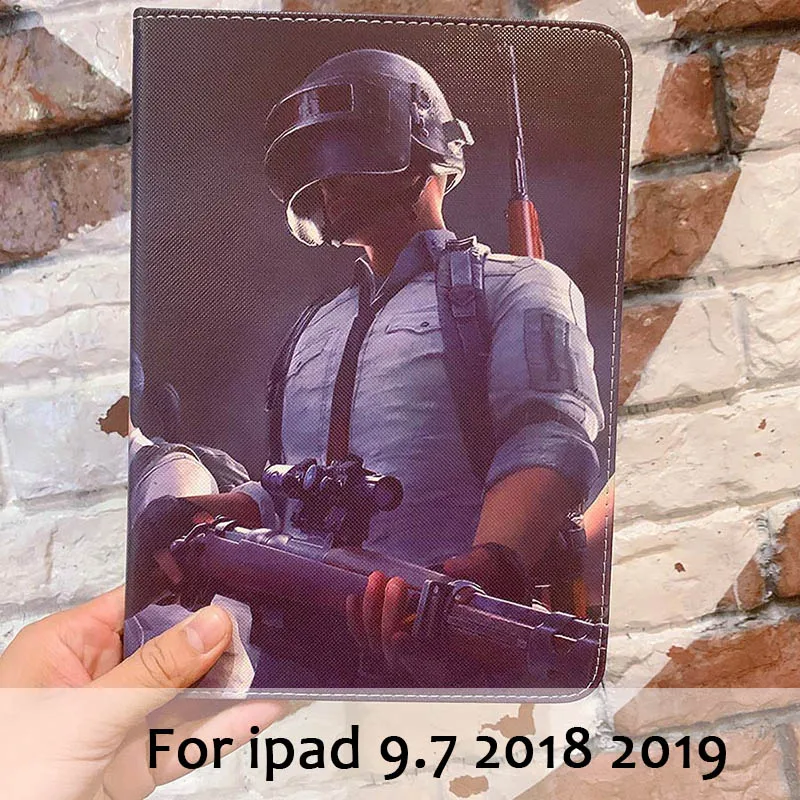 Чехол для планшета для Apple ipad air air1 2 ipad 9,7 PUBG защитный чехол с подставкой для ipad Mini 1 2 3 4 5 - Цвет: Многоцветный