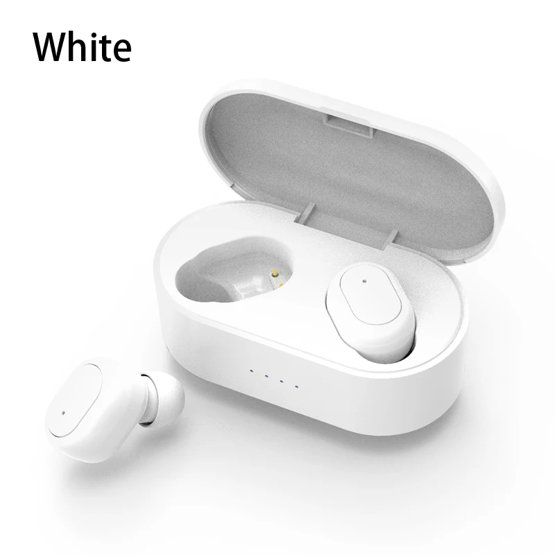 TWS 5,0, беспроводные Bluetooth наушники, стерео спортивные наушники для iPhone, huawei, мобильный телефон, Bluetooth гарнитура, наушники, наушники - Цвет: White