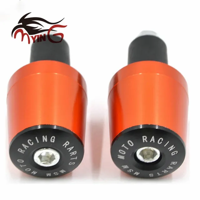 Motorcycle Accessories 7/8'' 22MM Handlebar Grips Handle Bar Cap End Plugs For HONDA NC750 NC750S NC750X NC 750S/X 2014 2015 Orange