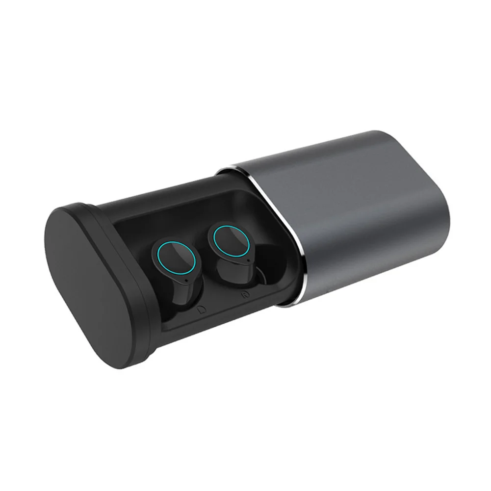 Портативный BTH229 TWS беспроводной HD вызов наушник Bluetooth 5,0 стерео звук спортивные наушники-вкладыши - Цвет: Черный