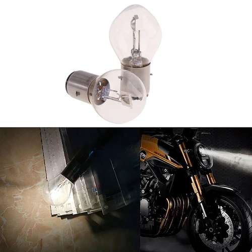 2PCS 할로겐 헤드 램프 전구 ATV 오토바이 스쿠터 조명, 12V 35W B35 BA20D 모터 4