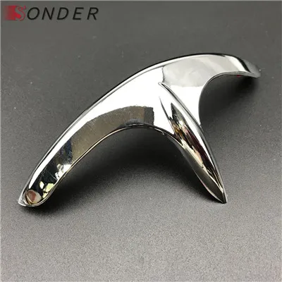 Для Honda Goldwing GL1800 2001-2011 хром обтекатель передний наконечник крыла украшения Bokykits запчасти аксессуары бренд - Цвет: Silver plating