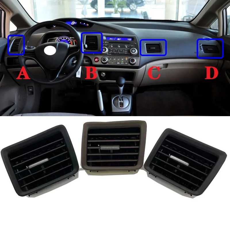 

Lofty Richy FOR High Quality Passenger Side AC Air Condition Outlet Assy Vent For HONDA CIVIC FA1 FD1 FD2 2006 2007-2011