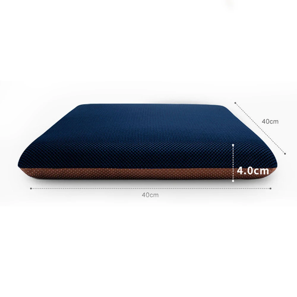 Urijk 40x40x4 см Memory Foam подушка для сиденья Подушка зимний офисный бар стул заднее сиденье диван с подушками Подушка ягодицы стул подушка - Цвет: C