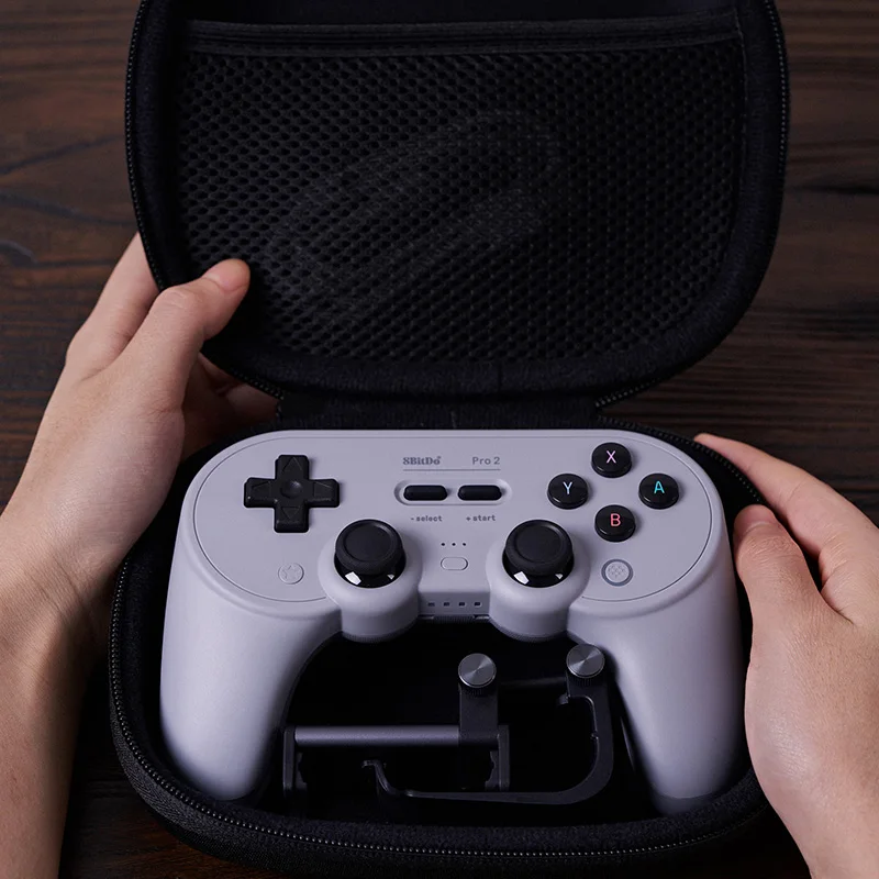 8Bitdo 클래식 컨트롤러 여행 케이스 SN30 Pro + & Pro 2 스위치 프로 PS5 PS4 Xbox One 컨트롤러용, Eva 가방 보호 커버