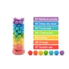 LOFCA 9mm Loose Beads 100pcs/lot Silicone Teether Round Baby Food Grade Teething Beads DIY Chewable Colorful Teething For Infant 5