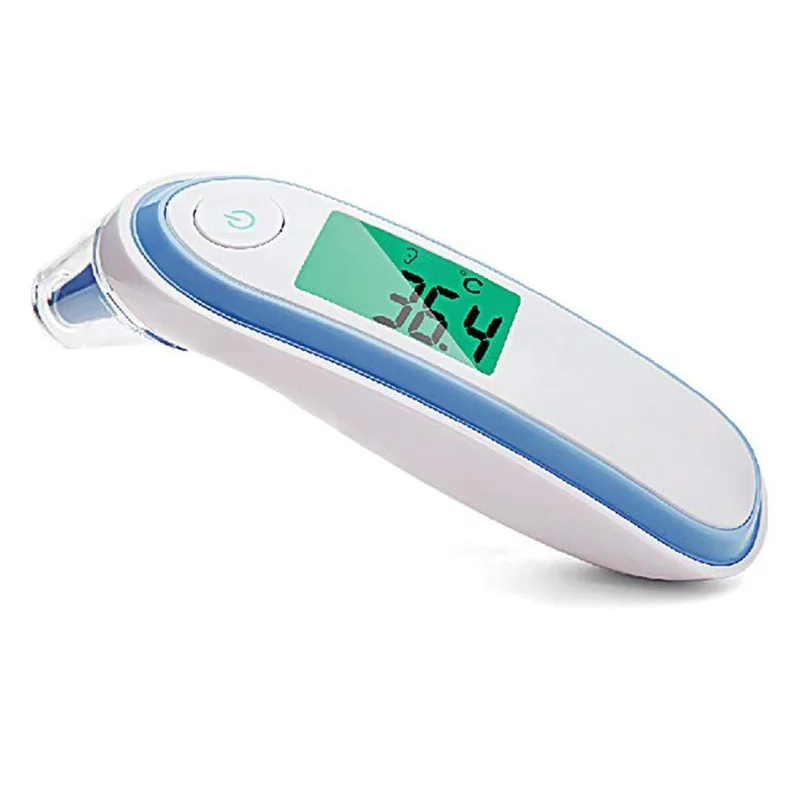 

Infrared Digital Thermometer Digital Infrared Medical Forehead and Ear Thermometer for Baby Kids and Adults with Fever Indicat