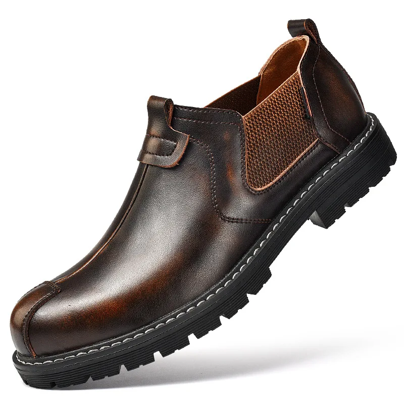 New Arrival Retro Bullock Design Men Classic Business Formal Shoes Pointed Toe leather shoes Men Oxford Dress Shoes - Image 5