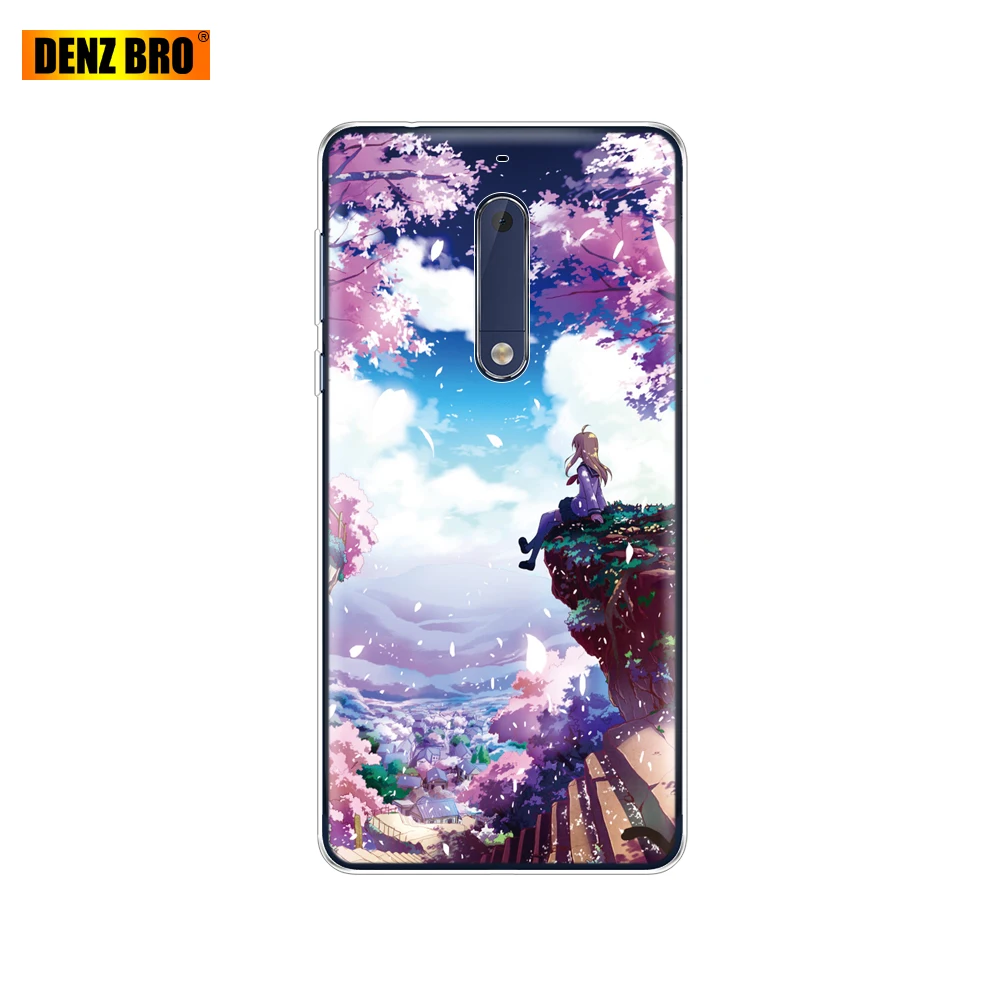 61908 Для Nokia 1 2 2,1 3 3,1 5 5,1 плюс Мягкий силиконовый чехол из ТПУ на заднюю панель для чехол для телефона 360 Полный ударопрочный чехол Бампер корпус - Цвет: 61908