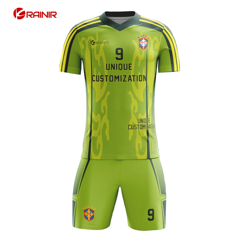 green and black soccer jersey