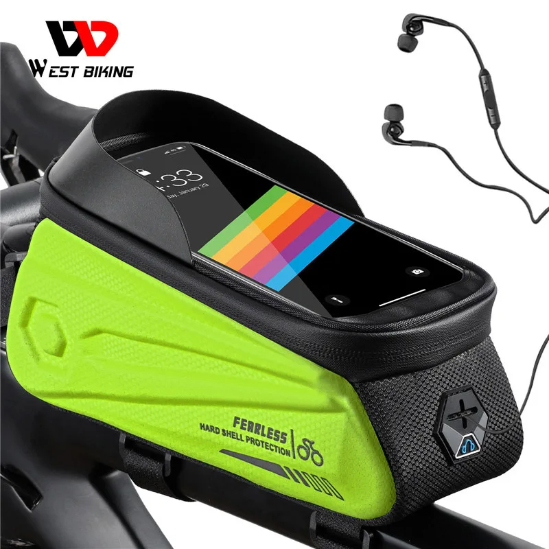 Bicycle-Bag Front-Frame MTB Touch-Screen West Biking Sensitive Waterproof