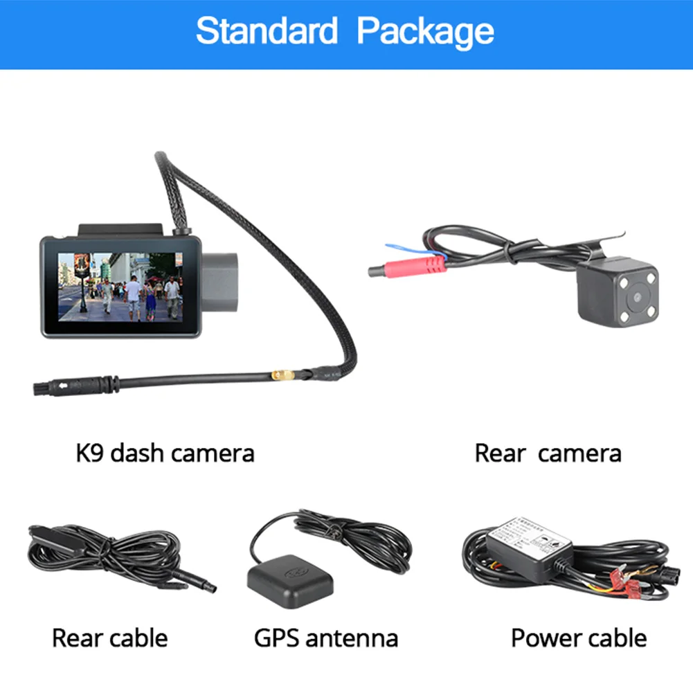 3g G Sensor Night Vision Auto Remote Control Invisible Dual Lens Parking Monitoring Driving Recorder Camera WIFI HD 1080P Car