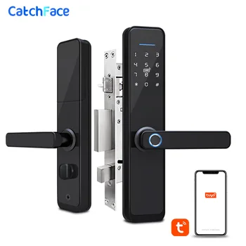 

Biometric Fingerprint Door Lock WIFI Smart Digital Electronic Lock Tuay APP Password RFID Keyless Lock Support Smart Life APP