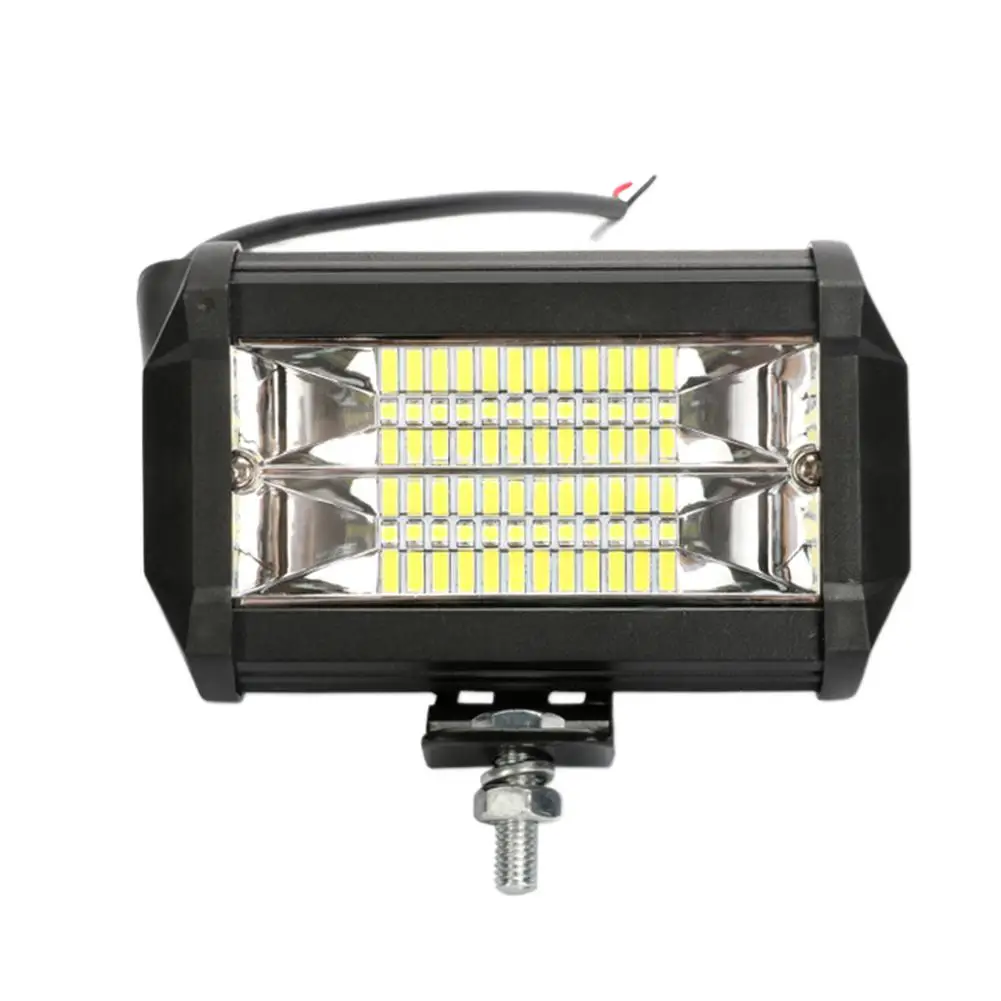 Samochód o dużej mocy 5 Cal LED dwurzędowe długie światło Bar Off-road dach 72W światło robocze samochodowe światło Bar 6500k 12-24V