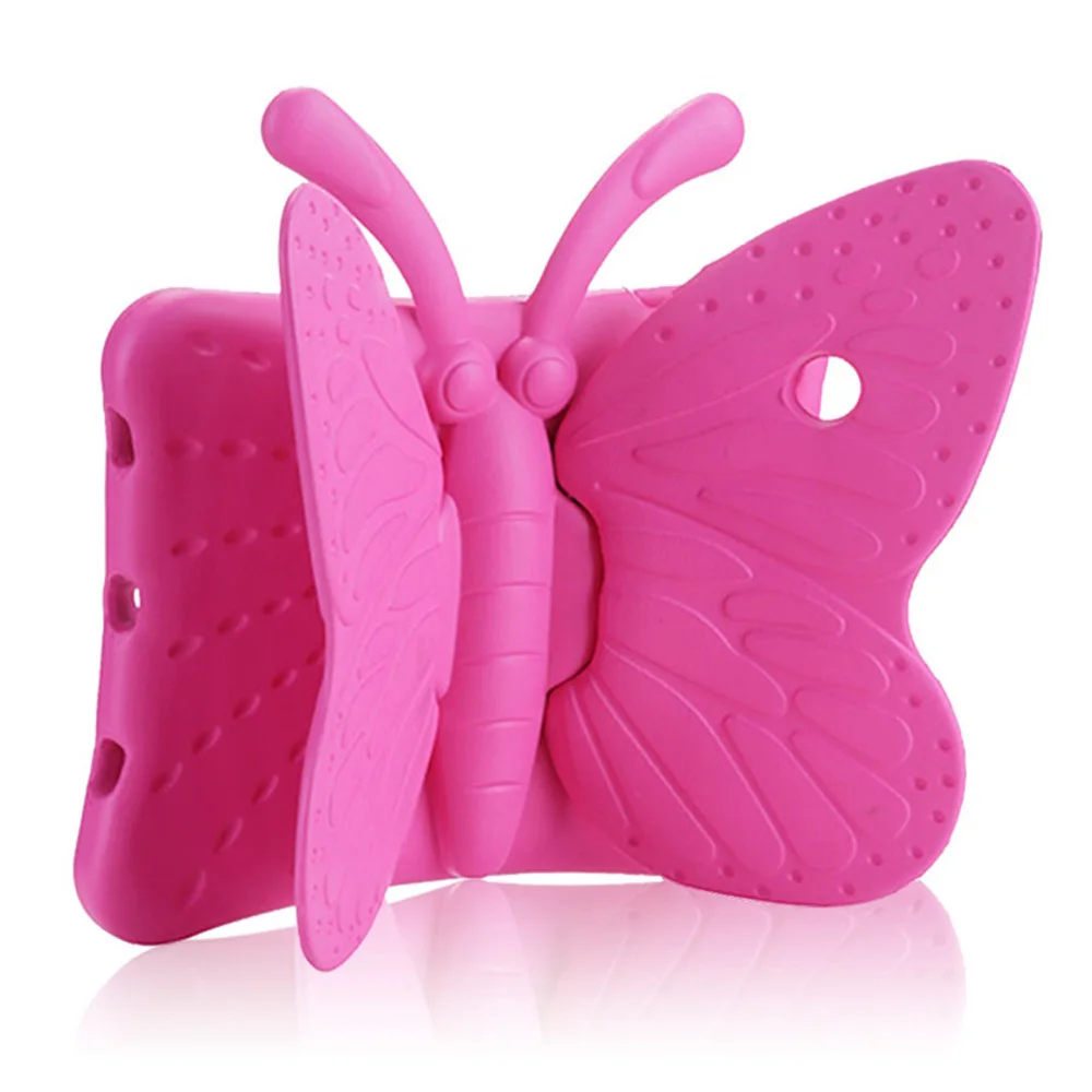 Case for ipad air /Air 2/ipad pro 9.7 butterfly design EVA cover with stand Silicone