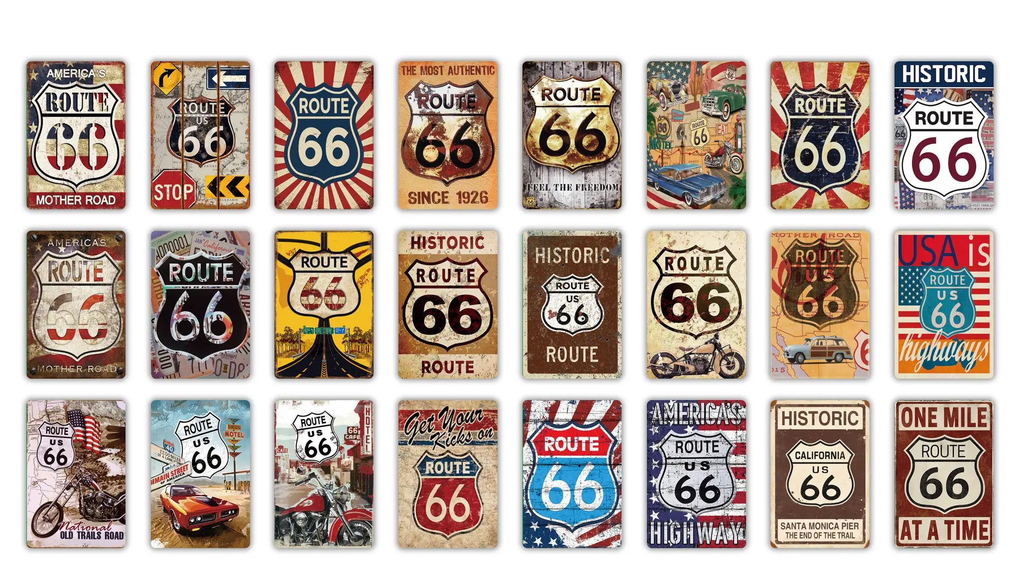 Route 66 Оловянная вывеска винтажная металлическая вывеска винтажный Ретро Декор стены гаража для бара паба клуба человек пещера АЗС