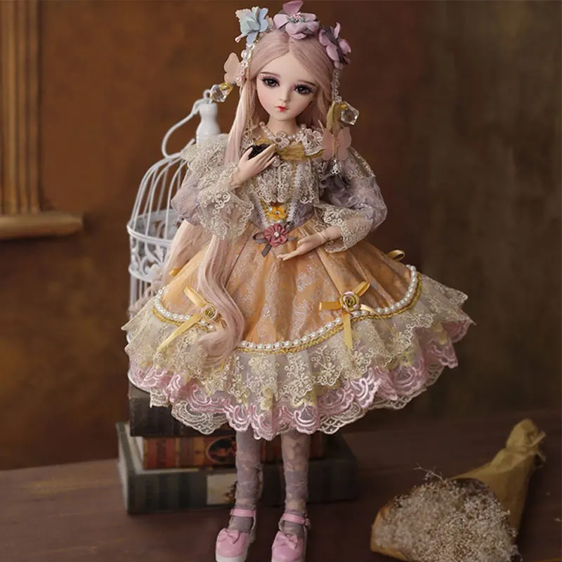 BJD кукла 1/3 BJD силиконовые детские куклы 60 см шарнирная кукла принцесса кукла реалистичный шар мягкие игрушки для девочек подарок с наряд