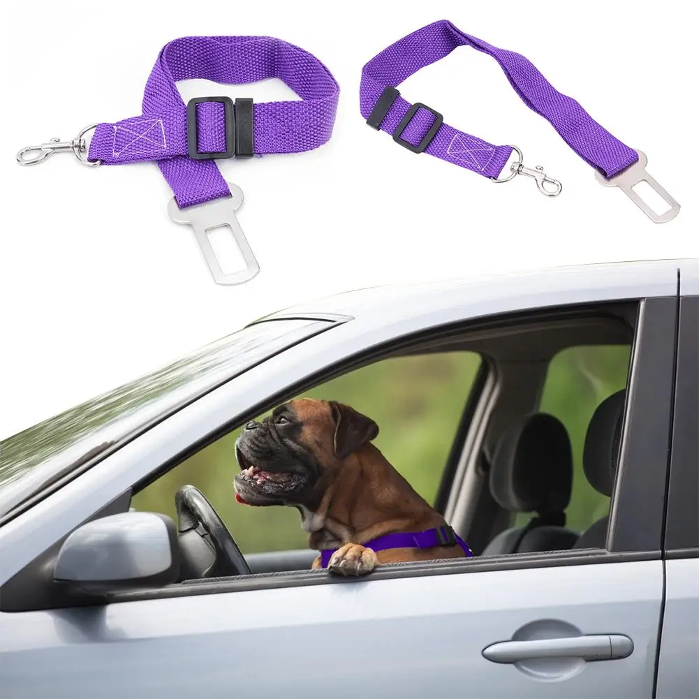Vehículo mascota para coche cinturón de silla para perro cachorro cinturón de seguridad arnés de perro plomo Clip