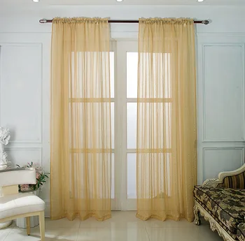 

Yaapeet 1pc Modern Solid Color Blackout Curtain Japan Style Sheer Curtain Bedroom Pastoral Window Drapes Pretty Window Curtains