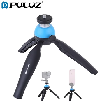 

PULUZ Pocket Mini Tripod Mount For Smartphones 17.3*5.5*4.3cm 360 Degree Ball Head Tripod Set For GoPro DSLR Cameras