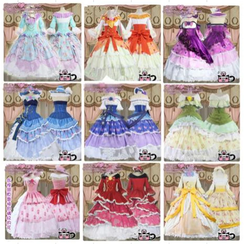 

Anime Love Live Ball Awaken Cosplay Costume NICO KHONOKA KOSAKA ELI AYASHI Cos Women Party Dress H