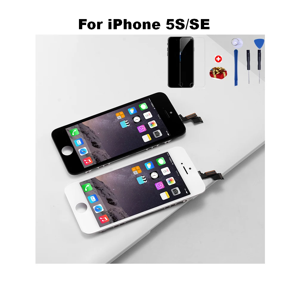 ЖК дисплей качества AAA +++ для iphone 6 s дигитайзер сенсорный экран iPhone6 5S 6splus 7 7plus без