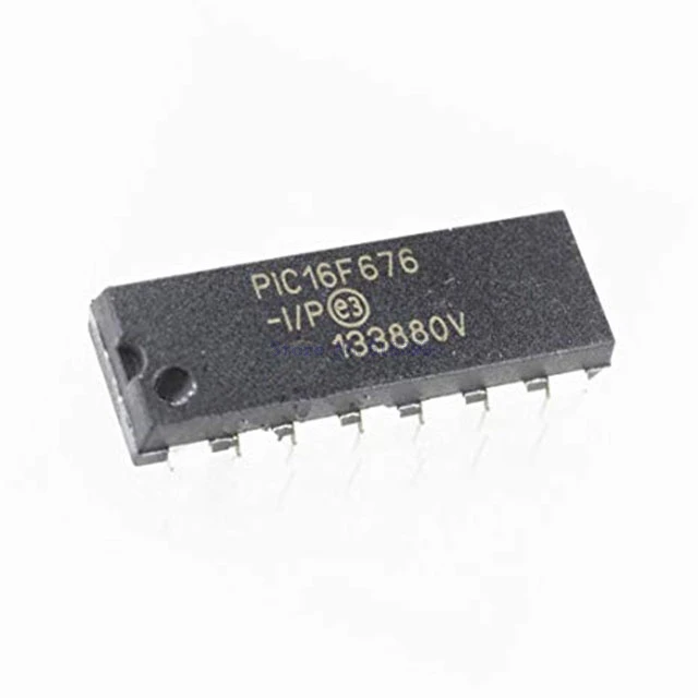 

Pic16f676-i p Pic16f Mcu 8-bit Pic16 Pic 1.75kb Flash A Pdip14 Pic16f676