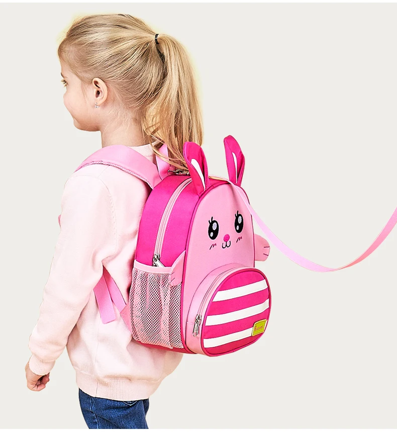 Детский Школьный рюкзак для мальчиков 1-3-6 лет, милый рюкзак для девочек с защитой от потери, детский рюкзак