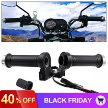 12 В 25 Вт 22 мм Универсальный руль мотоцикла Регулируемая температура Электрический нагрев ручка с тремя шестернями регулирующий переключатель