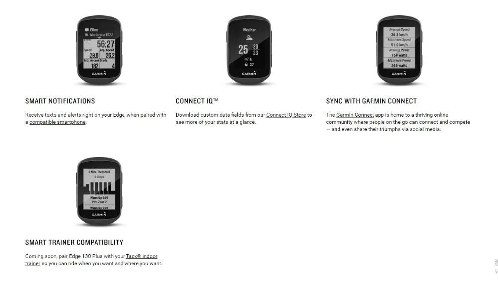 Garmin Edge 130 Plus GPS Cycling/Bike Computer 4Bike Cycling Marketplace