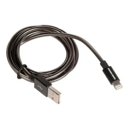 Data cable USB 2.1a for Apple 8-pin more choice k31i 1 m black parts-752620 | Обустройство дома