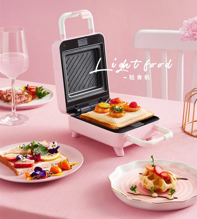 Электрическая машина для выпечки вафель 220 В хлебопечка сэндвичей на завтрак с 2