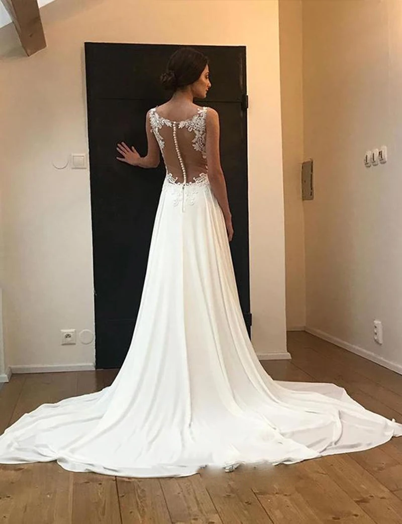 LORIE-Sleeveless-Chiffon-Wedding-Dresses-Boho-2020-Lace-Appliqued-Beach-Princess-Bridal-Gowns-Plus-Size-Wedding (1)