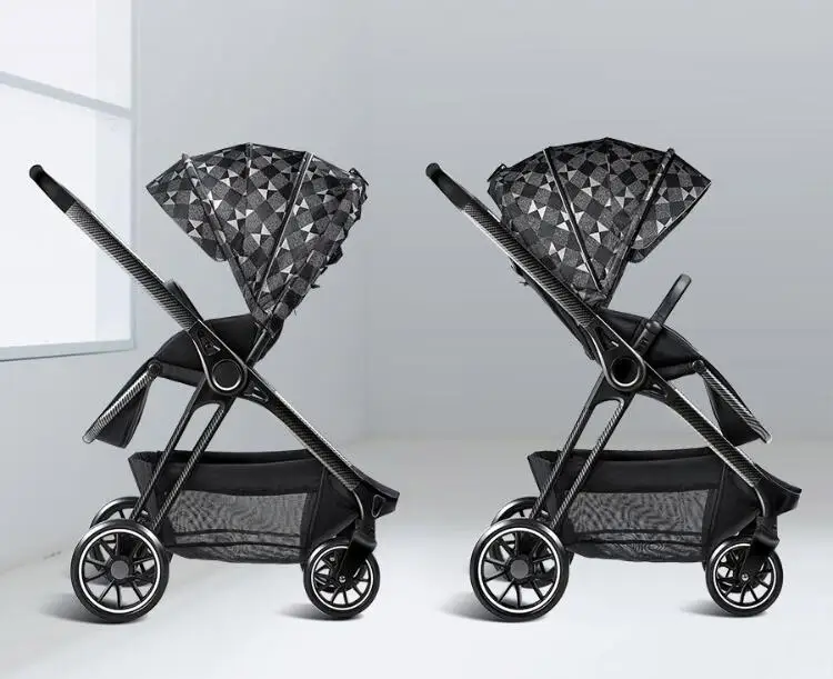 Детская коляска 3 в 1, высокое качество, брендовая классная детская коляска с высоким пейзажем