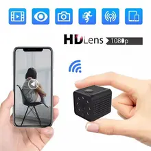 Hd completo 1080p mini câmera wifi visão noturna cmos sensor gravador de vídeo detecção movimento automático luz infravermelha