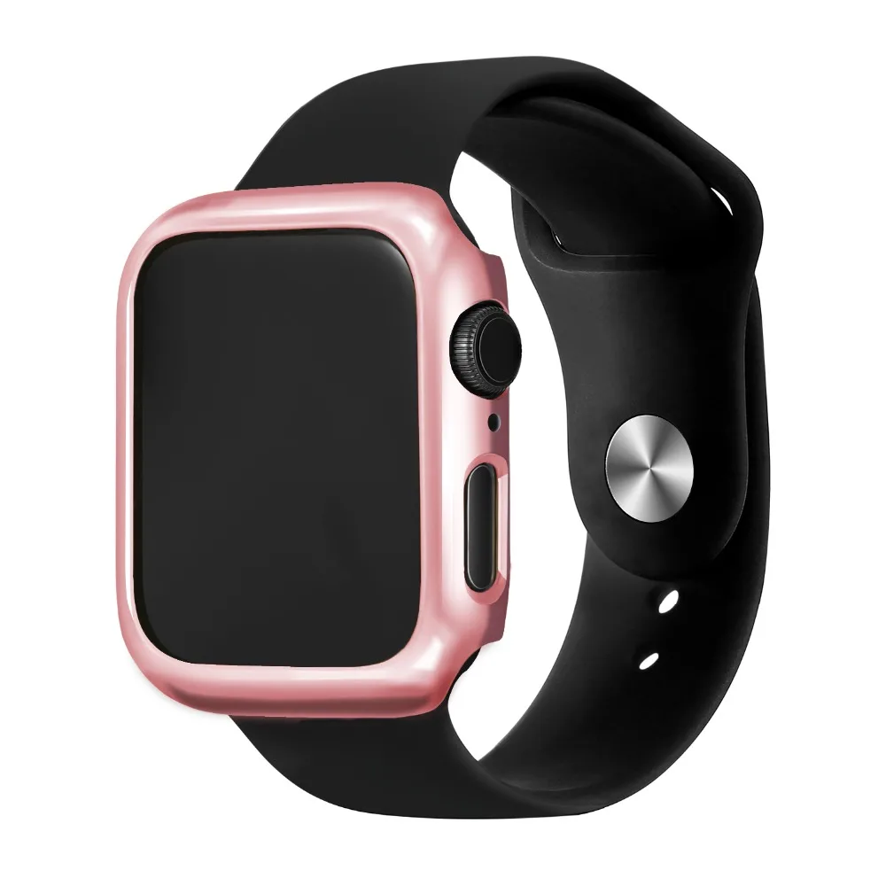 Защитный чехол для Apple Watch, версии 5/4/3/2/1 40 мм 44 мм пластиковая рама ПК чехол s для наручных часов iWatch, версия 3, 2, 42 мм, 38 мм